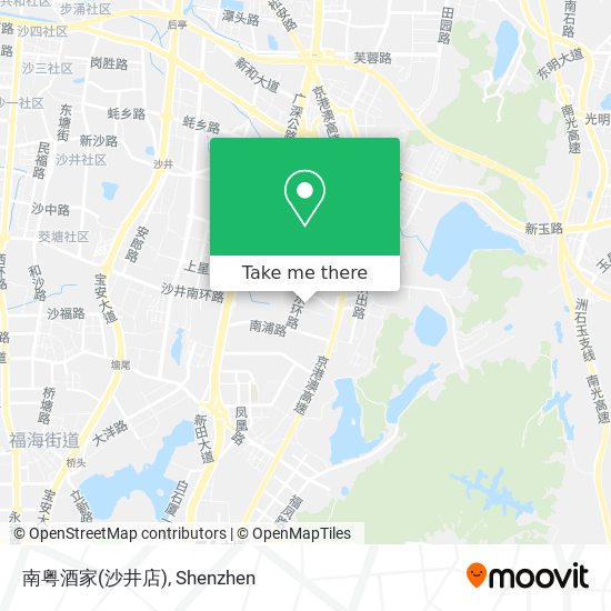 南粤酒家(沙井店) map