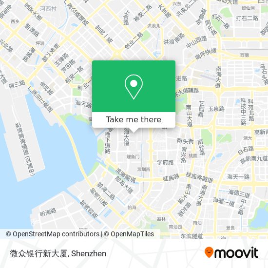 微众银行新大厦 map