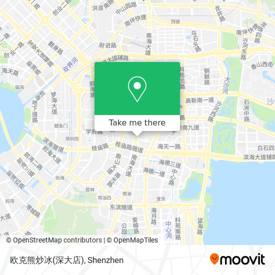 欧克熊炒冰(深大店) map
