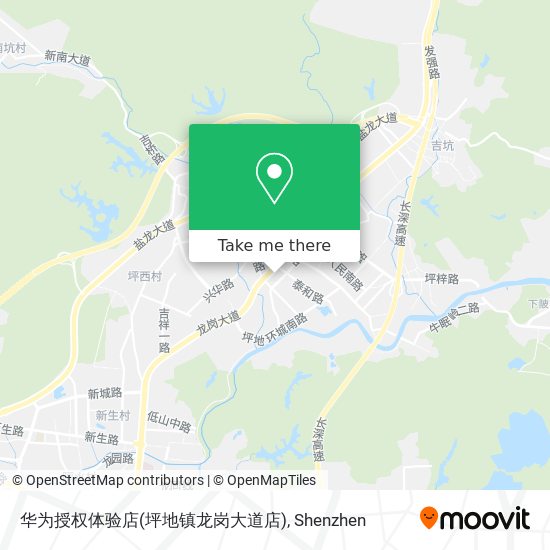 华为授权体验店(坪地镇龙岗大道店) map