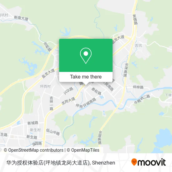 华为授权体验店(坪地镇龙岗大道店) map