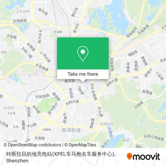 特斯拉目的地充电站(XPEL车马炮名车服务中心) map