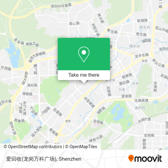 爱回收(龙岗万科广场) map