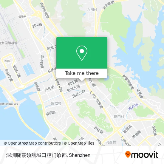 深圳晓霞领航城口腔门诊部 map