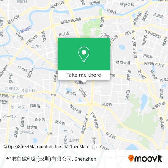 华港富诚印刷(深圳)有限公司 map