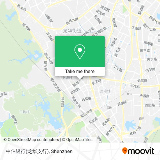 中信银行(龙华支行) map