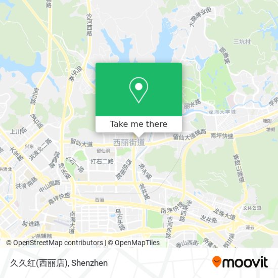 久久红(西丽店) map