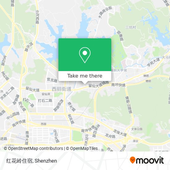 红花岭住宿 map