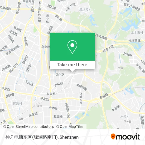 神舟电脑东区(坂澜路南门) map