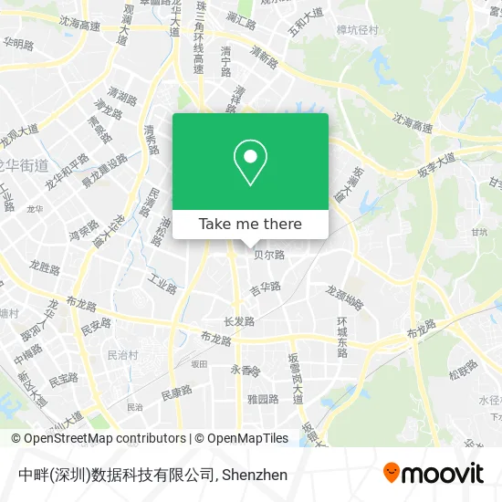 中畔(深圳)数据科技有限公司 map