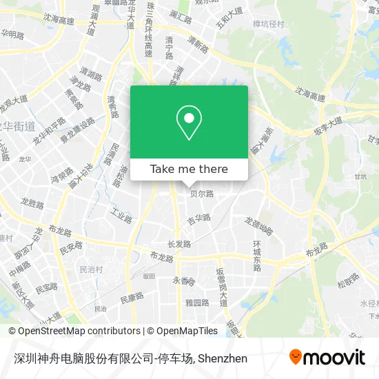 深圳神舟电脑股份有限公司-停车场 map