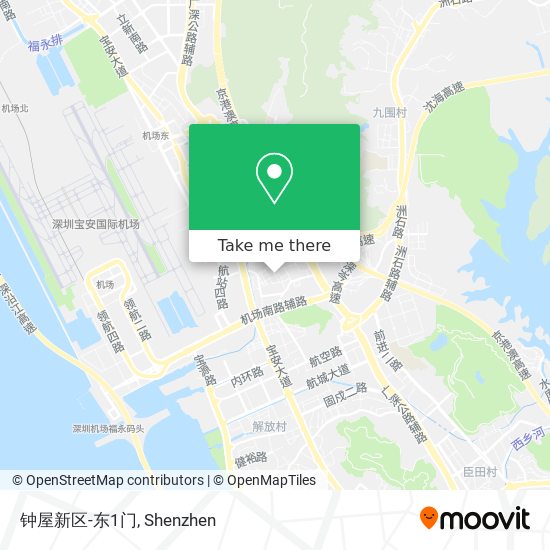 钟屋新区-东1门 map
