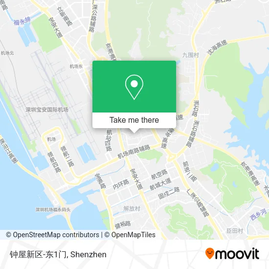 钟屋新区-东1门 map