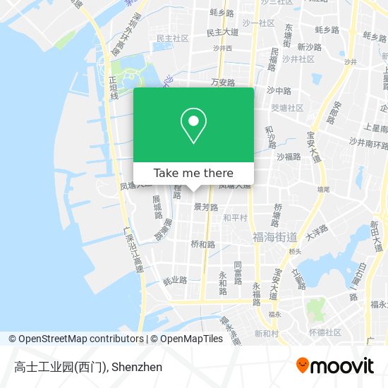 高士工业园(西门) map