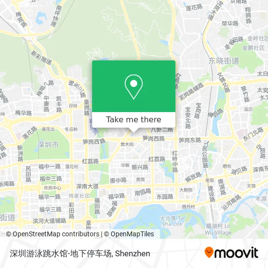 深圳游泳跳水馆-地下停车场 map