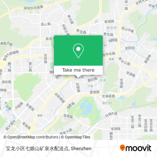 宝龙小区七娘山矿泉水配送点 map
