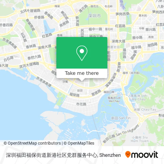 深圳福田福保街道新港社区党群服务中心 map