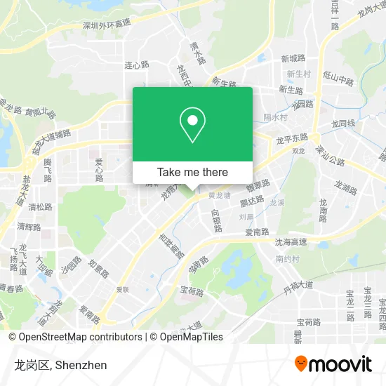 龙岗区 map