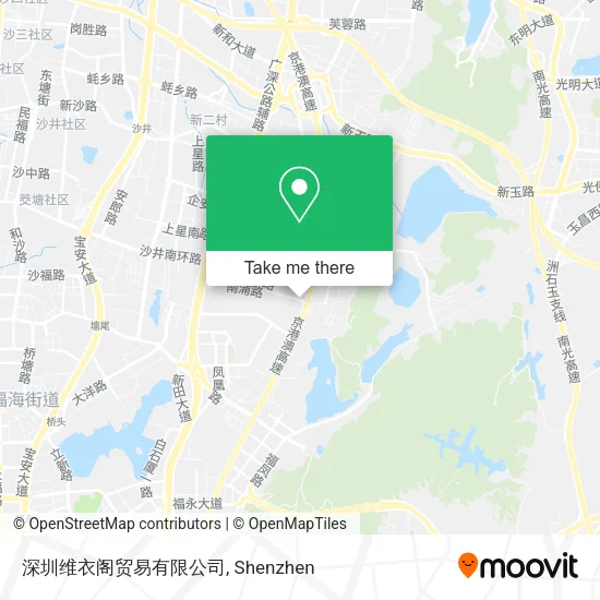 深圳维衣阁贸易有限公司 map