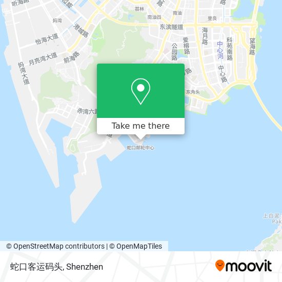 蛇口客运码头 map