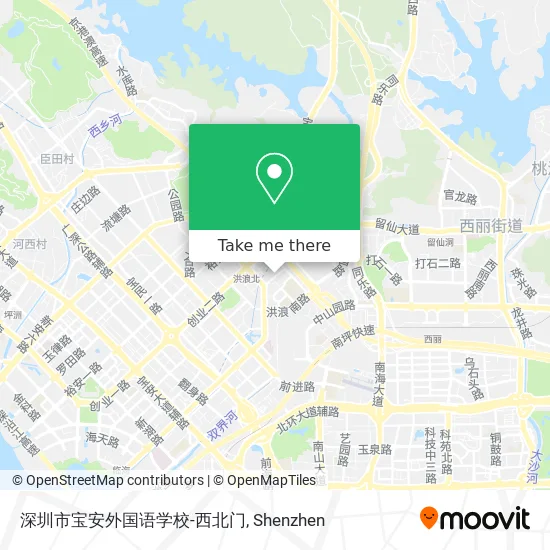 深圳市宝安外国语学校-西北门 map