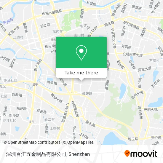 深圳百汇五金制品有限公司 map