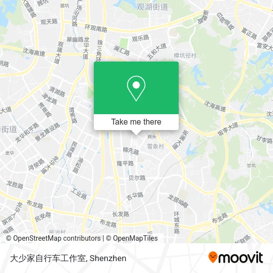 大少家自行车工作室 map