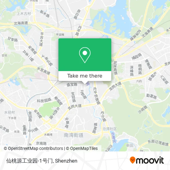 仙桃源工业园-1号门 map