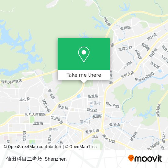 仙田科目二考场 map