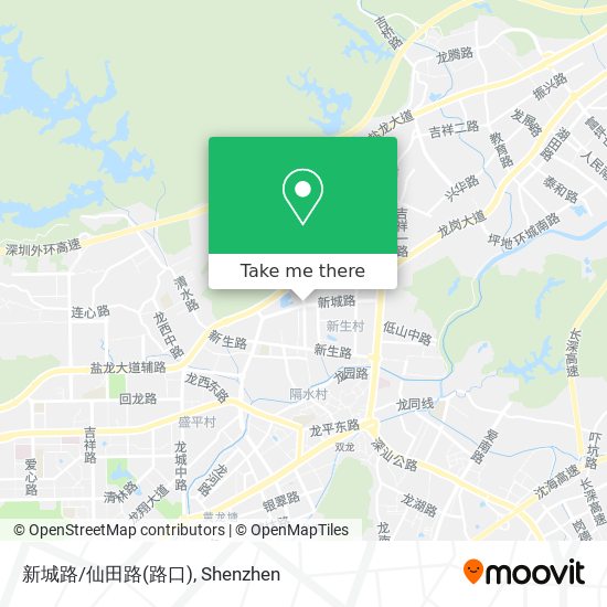 新城路/仙田路(路口) map