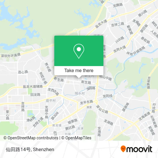 仙田路14号 map