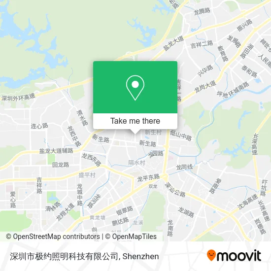 深圳市极约照明科技有限公司 map