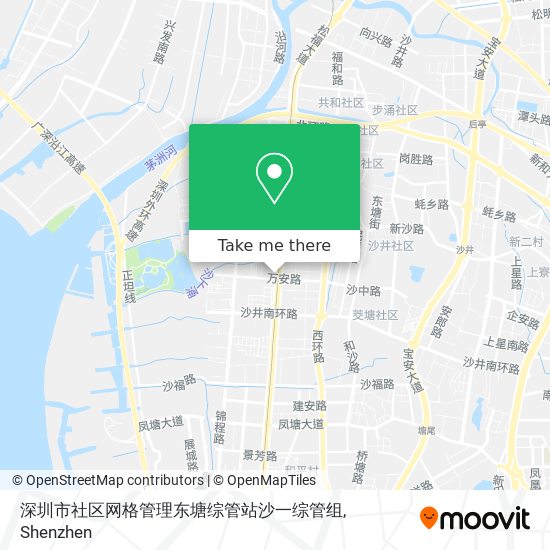 深圳市社区网格管理东塘综管站沙一综管组 map