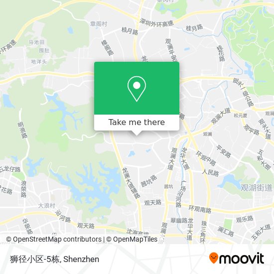 狮径小区-5栋 map