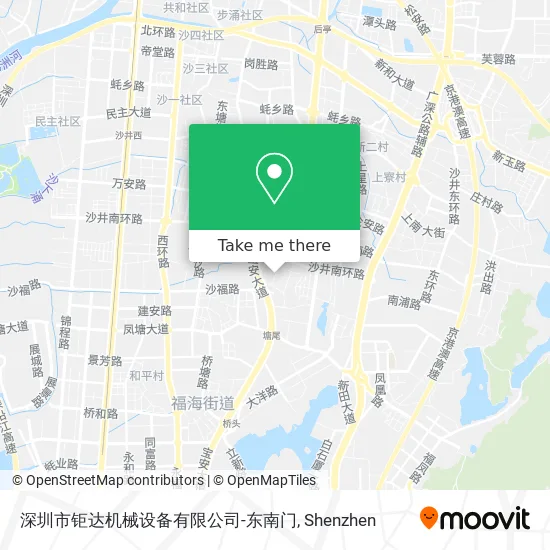 深圳市钜达机械设备有限公司-东南门 map