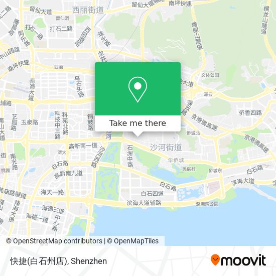 快捷(白石州店) map
