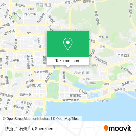 快捷(白石州店) map