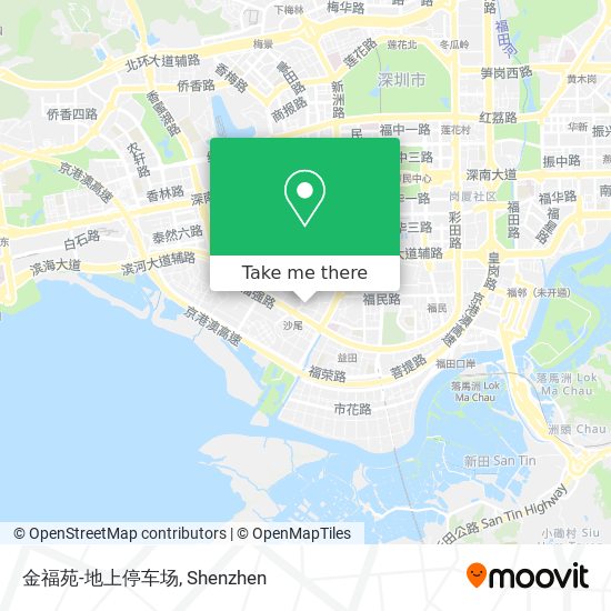金福苑-地上停车场 map