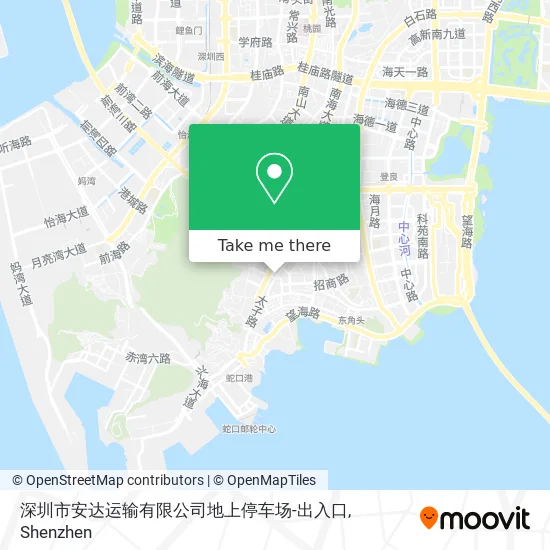 深圳市安达运输有限公司地上停车场-出入口 map