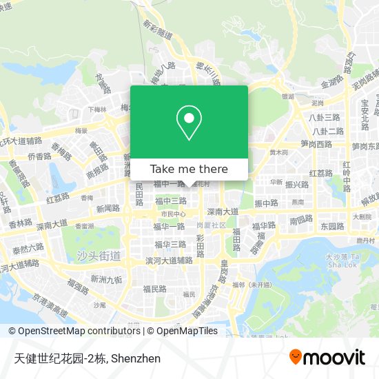 天健世纪花园-2栋 map