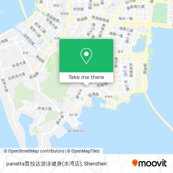 panatta普拉达游泳健身(水湾店) map