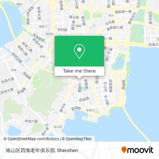 南山区四海老年俱乐部 map