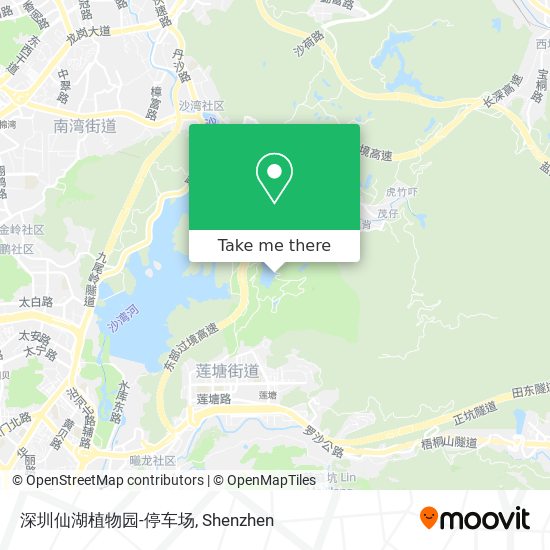 深圳仙湖植物园-停车场 map