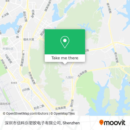深圳市信科尔塑胶电子有限公司 map