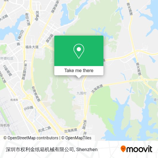 深圳市权利金纸箱机械有限公司 map