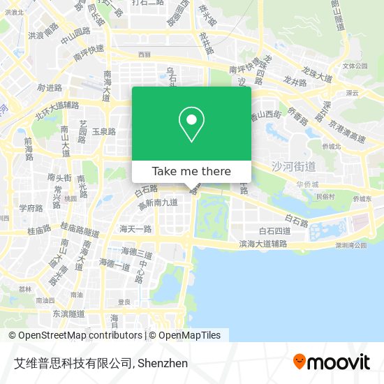 艾维普思科技有限公司 map