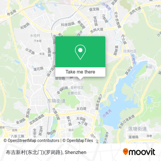 布吉新村(东北门)(罗岗路) map