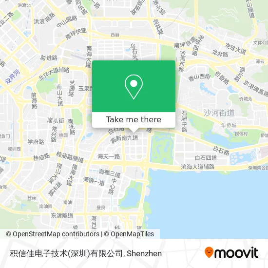 积信佳电子技术(深圳)有限公司 map