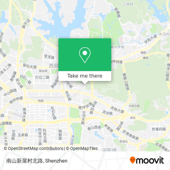 南山新屋村北路 map