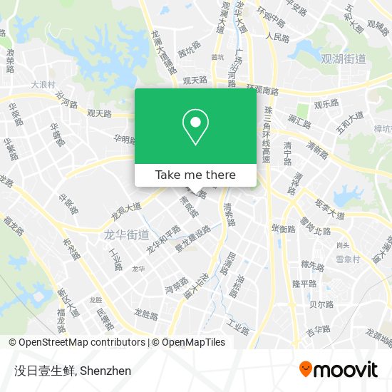 没日壹生鲜 map